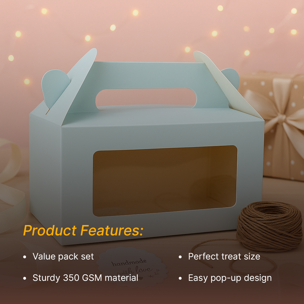 Blue Gabble Box For 2, Pack of 10/20