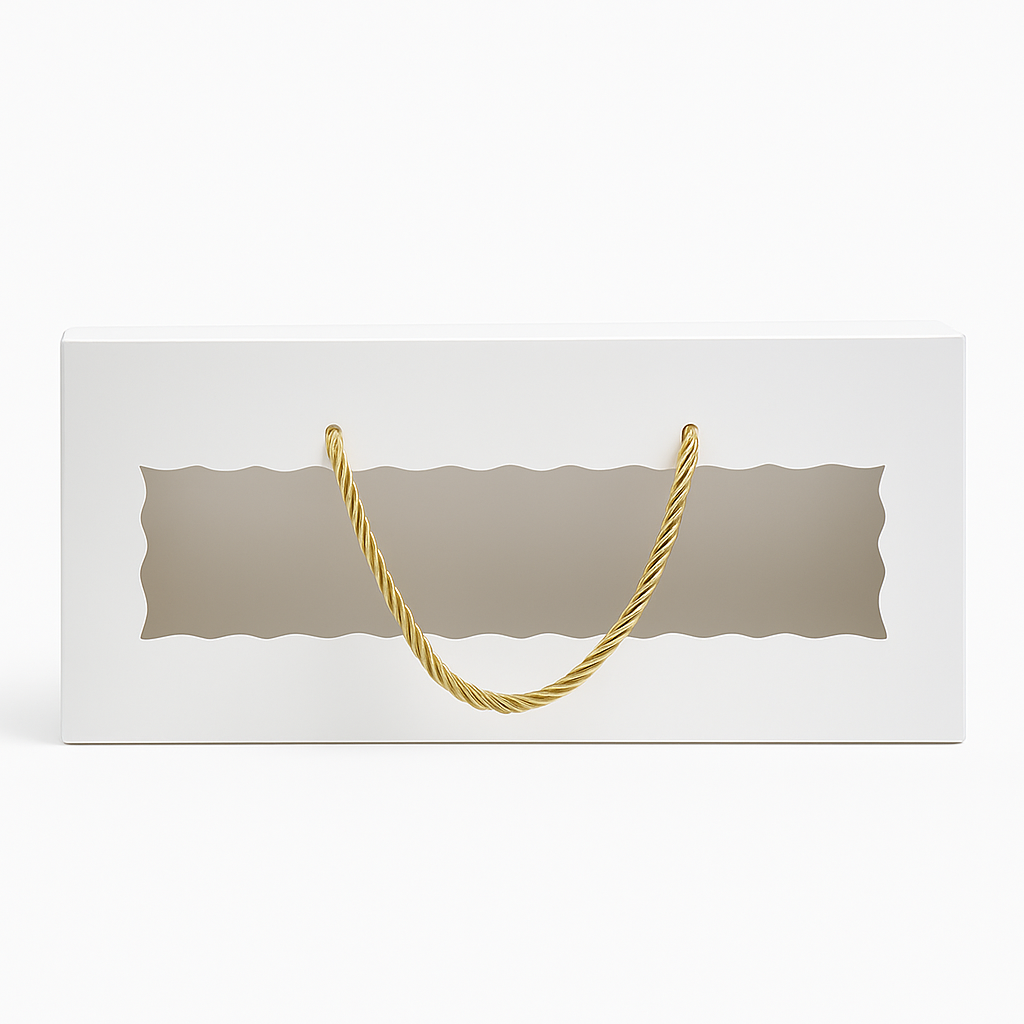 mudrit Hamper Gift Boxes  Size - 13.5 x 6 x 3.25 inches with Twine Handle, Premium Packaging Party Favor