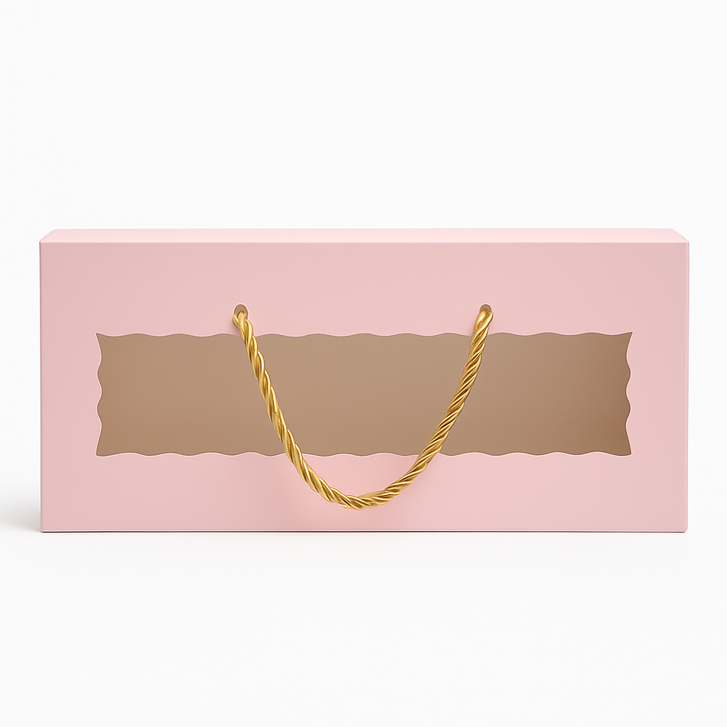 mudrit Hamper Gift Boxes  Size - 13.5 x 6 x 3.25 inches with Twine Handle, Premium Packaging Party Favor