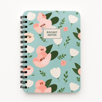 Light Blue Pocket-Size Notepad Diary, Pack of 5