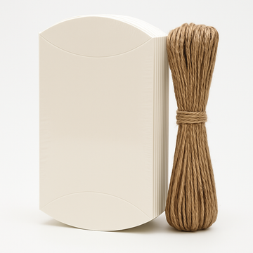White Pillow Paper Box, Set of 50