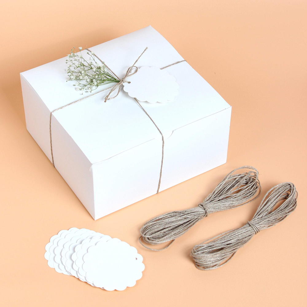 White Gift Box, Pack of 10/20