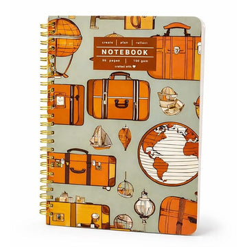 Travel Ready Undated Daily Spiral Planner