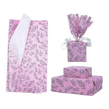 Pink Print Gift Wrapping Paper