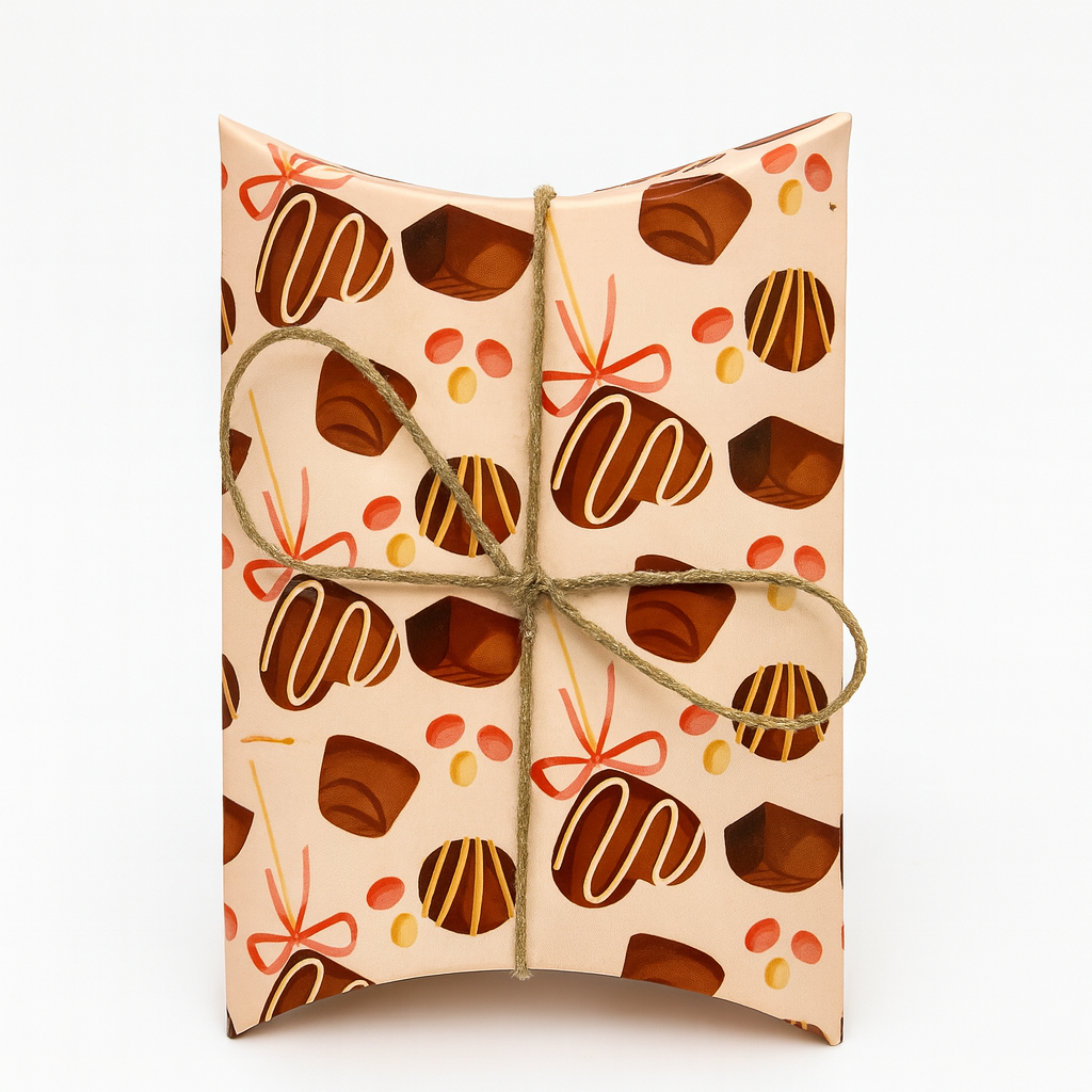 Floral Pillow Paper Box, Set of 50
