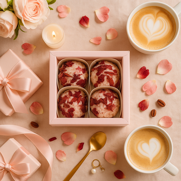 Pink Color Chocolate Gift Boxes with 4 Cavity for Truffle , Pack of 20