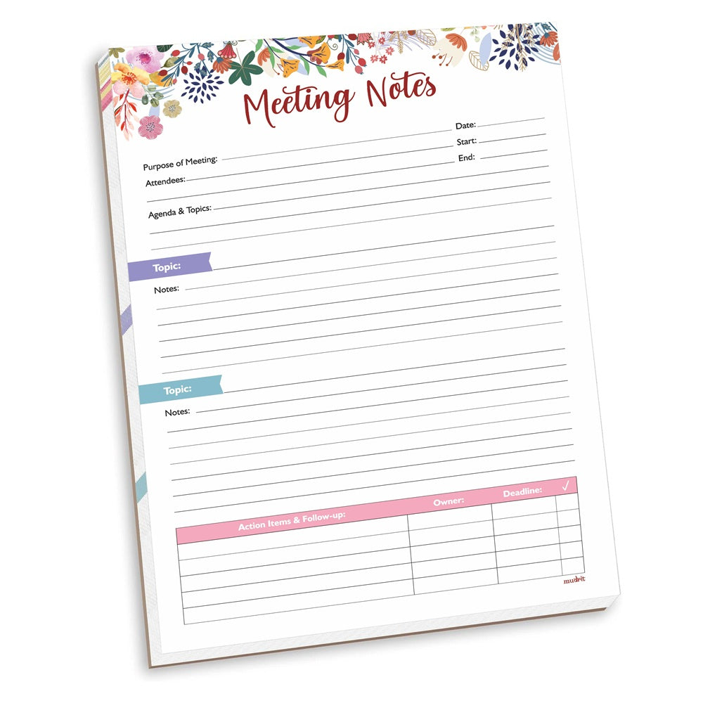 Discusion Note Pad Buy Meeting Notes Pad Online - Mudrit India